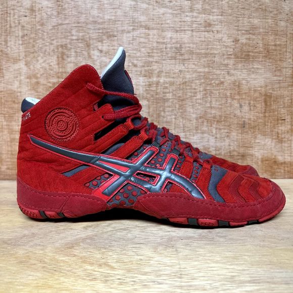 Asics Shoes Asics Dan Gable Ultimate Red Split Sole Wrestling Shoes J50y Men Size 15 Poshmark